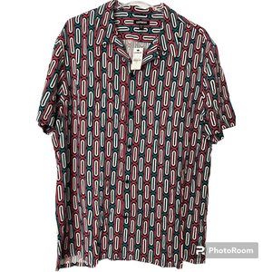 New Express Men's Shirt XL Short Sleeve